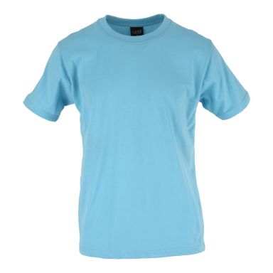 Adult Solid T-Shirts Sky Blue T-100